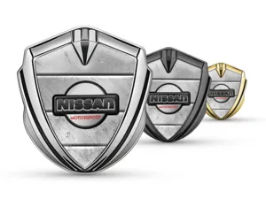 Nissan 3D Emblema Insignia Máximo Estilo Sólido 3D Metal